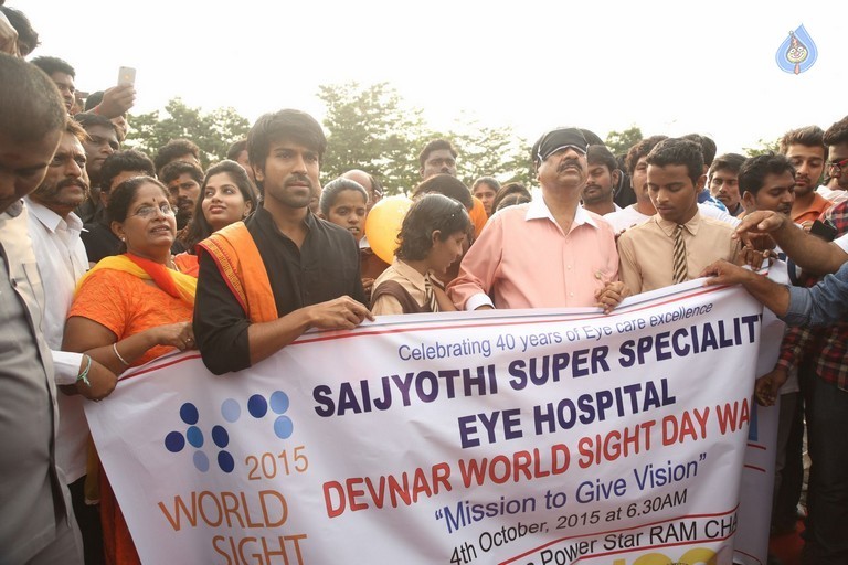 Ram Charan at World Sight Day Walk - 5 / 63 photos