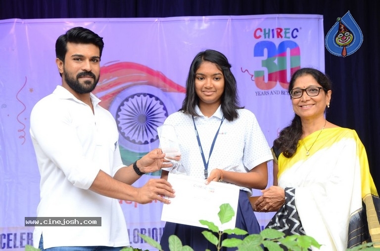 Ram Charan Celebrates Independence Day In Chirec School - 29 / 60 photos