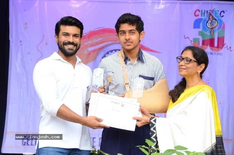 Ram Charan Celebrates Independence Day In Chirec School - 49 / 60 photos
