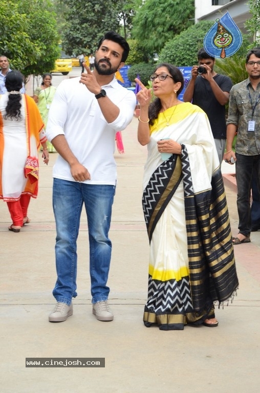 Ram Charan Celebrates Independence Day In Chirec School - 51 / 60 photos