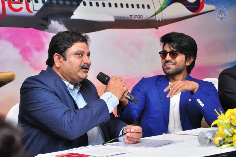 Ram Charan Trujet Airways Press Meet - 3 / 42 photos