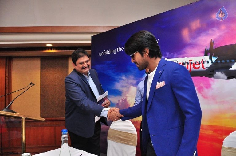 Ram Charan Trujet Airways Press Meet - 19 / 42 photos