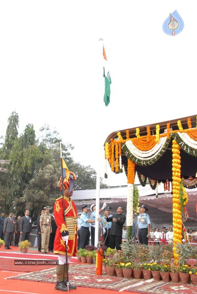 Republic Day Flag Hoisting Photos Photo 33 of 93