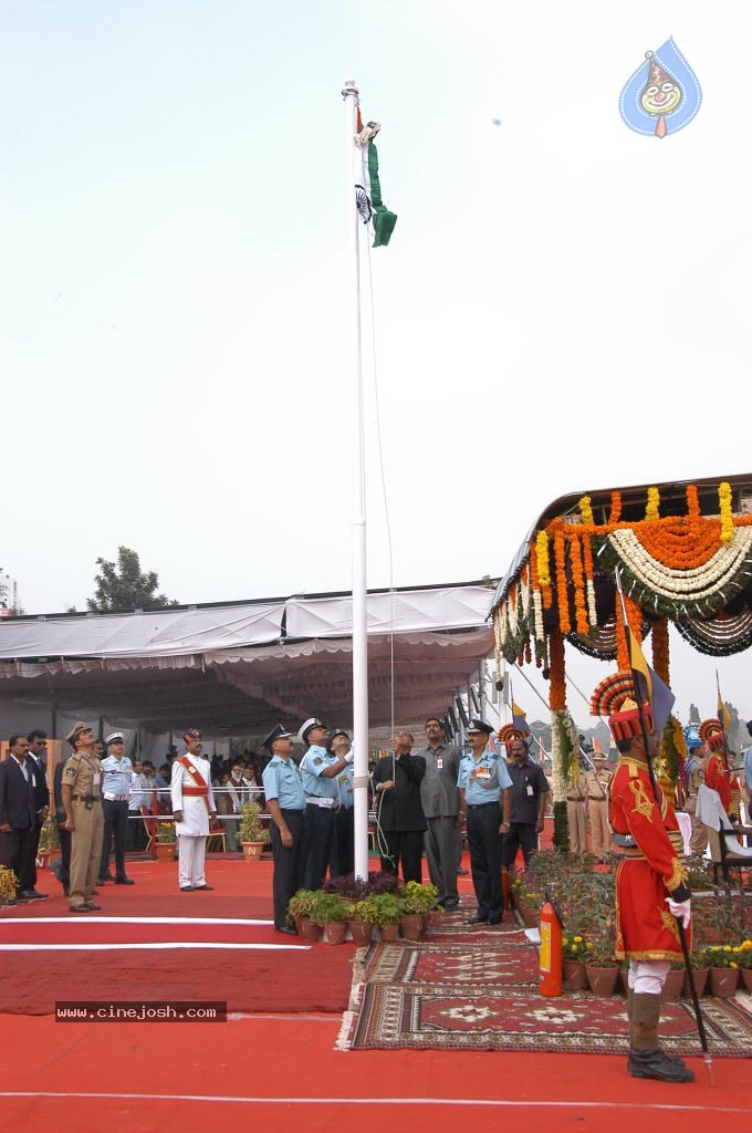 Republic Day Flag Hoisting Photos - 84 / 93 photos