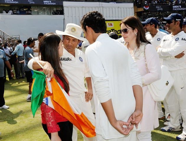 Sachin Last Test Match Photos - 36 / 79 photos