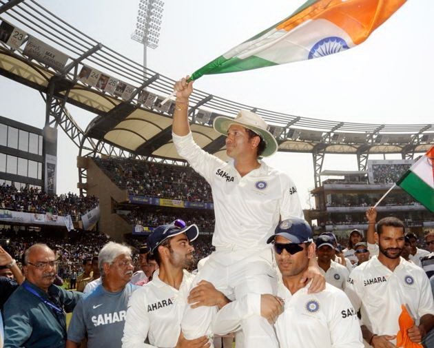 Sachin Last Test Match Photos - 53 / 79 photos