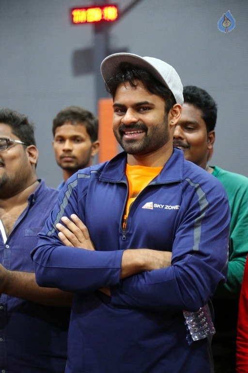 Sai Dharam Tej Brand Ambassador For Sky Zone Park - 5 / 19 photos