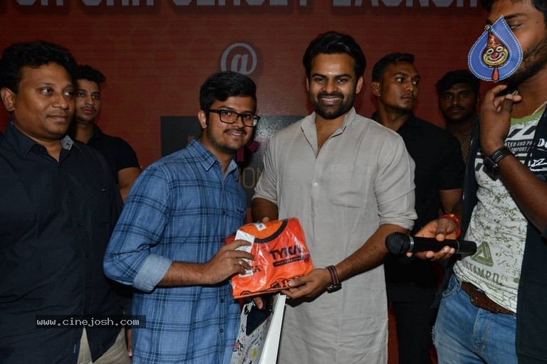 Sai Dharam Tej Launches Sunrisers Hyderabad T Shirt  - 27 / 34 photos