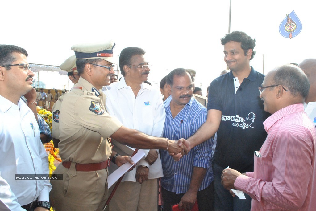 Sai Korrapati n Varahi Team at Vizag - 16 / 25 photos