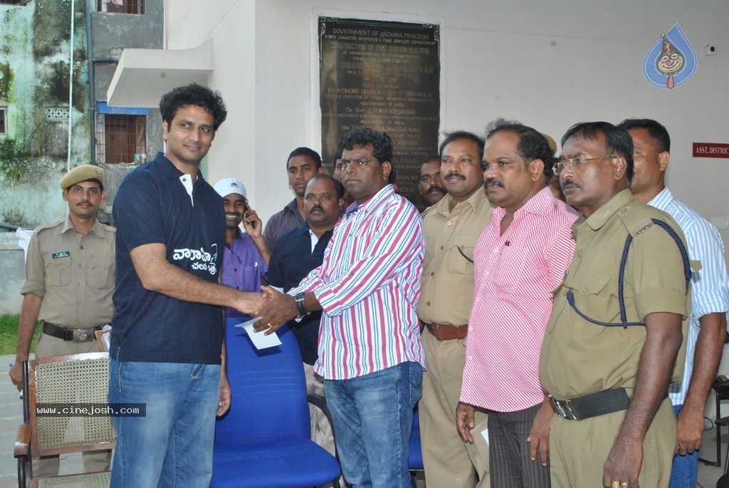 Sai Korrapati n Varahi Team at Vizag - 23 / 25 photos