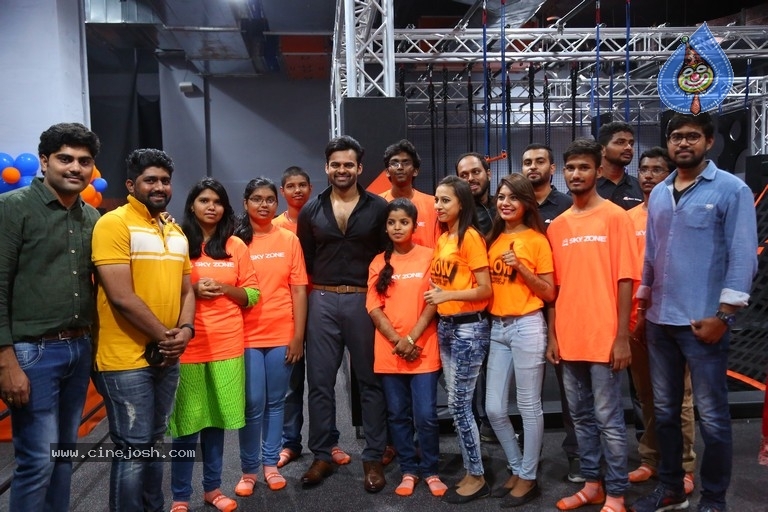 Sai Tej Opens SkyZone Hyderabad At AMB Gachibowli  - 7 / 15 photos