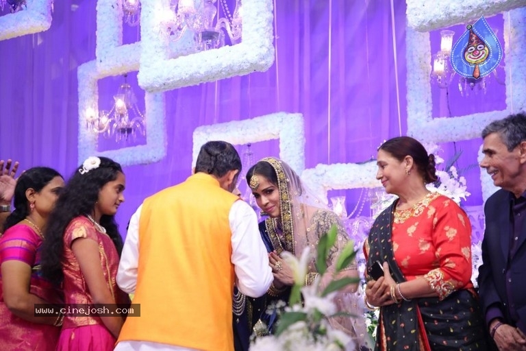 Saina Nehwal and Parupalli Kashyap Wedding Reception - 17 / 126 photos