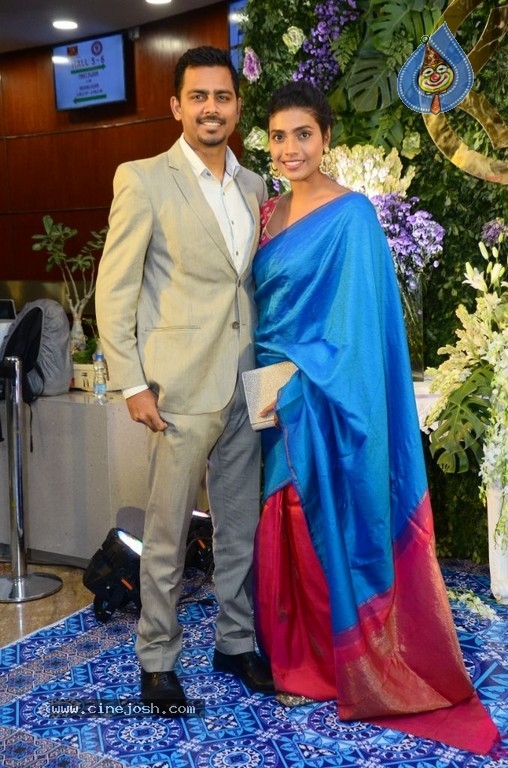 Saina Nehwal and Parupalli Kashyap Wedding Reception - 43 / 126 photos