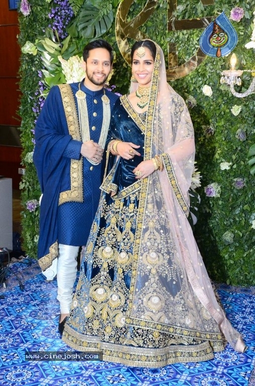 Saina Nehwal and Parupalli Kashyap Wedding Reception - 47 / 126 photos