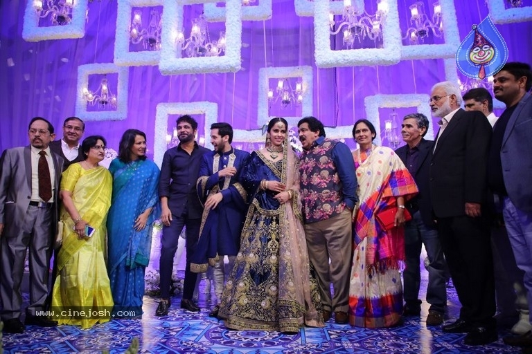 Saina Nehwal and Parupalli Kashyap Wedding Reception - 69 / 126 photos