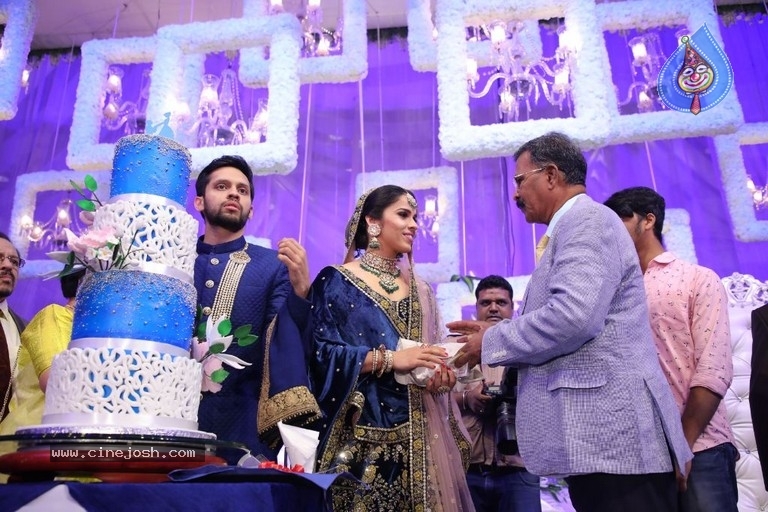 Saina Nehwal and Parupalli Kashyap Wedding Reception - 85 / 126 photos