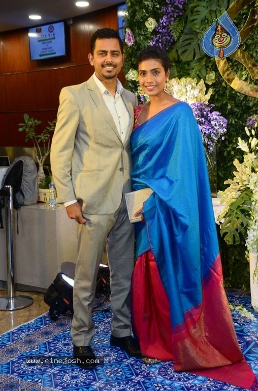 Saina Nehwal and Parupalli Kashyap Wedding Reception - 89 / 126 photos
