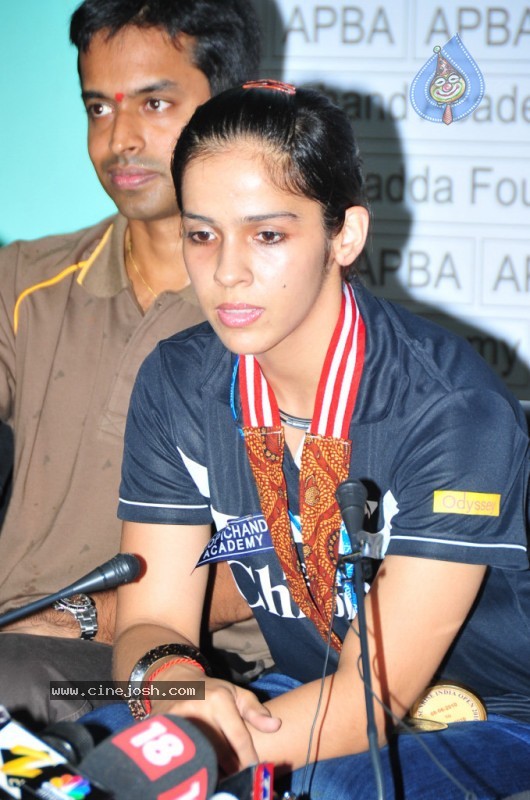 Saina Nehwal Press Meet at Gopichand Academy - 42 / 50 photos