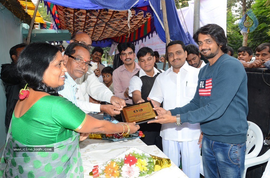 Sairam Shankar at Sri Shirdi Sai Old Age Home - 10 / 10 photos