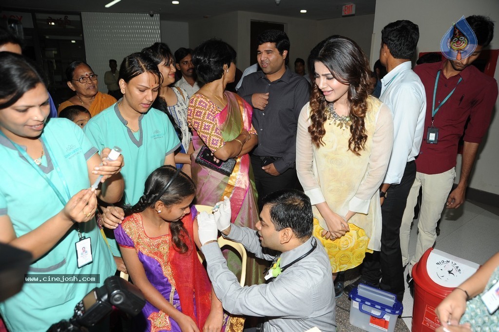 Samantha at Hepatitis B Vaccination Camp - 69 / 209 photos