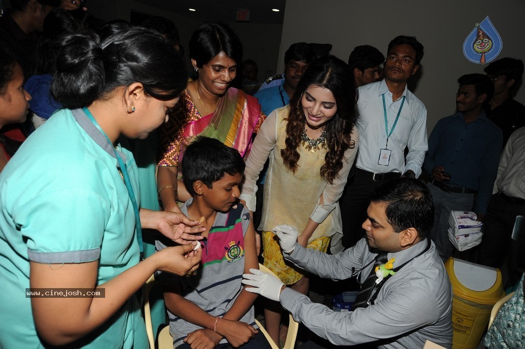 Samantha at Hepatitis B Vaccination Camp - 130 / 209 photos