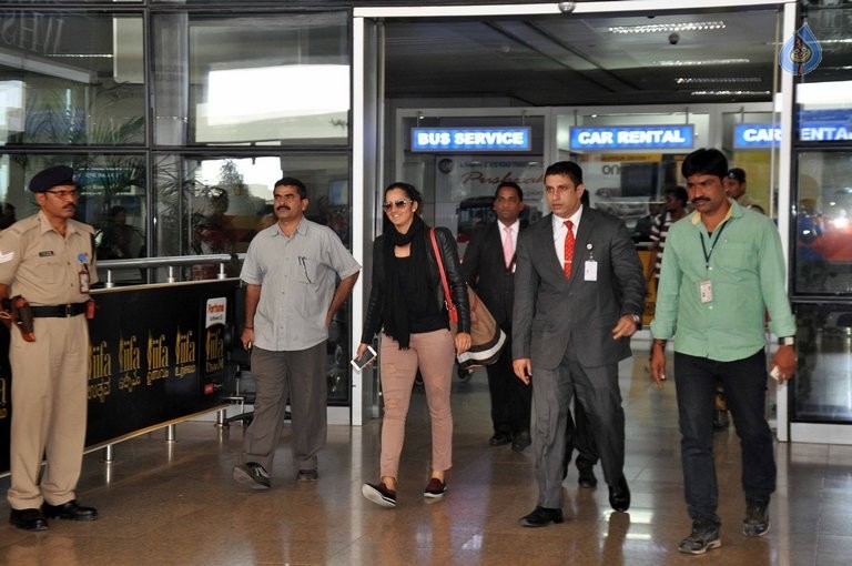 Sania Mirza at RGIA - 2 / 9 photos