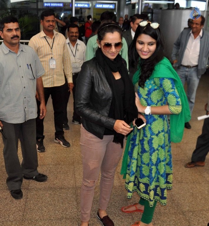 Sania Mirza at RGIA - 9 / 9 photos