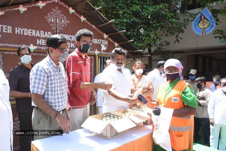 Sekhar Kammula Milk Distribution - 4 / 8 photos