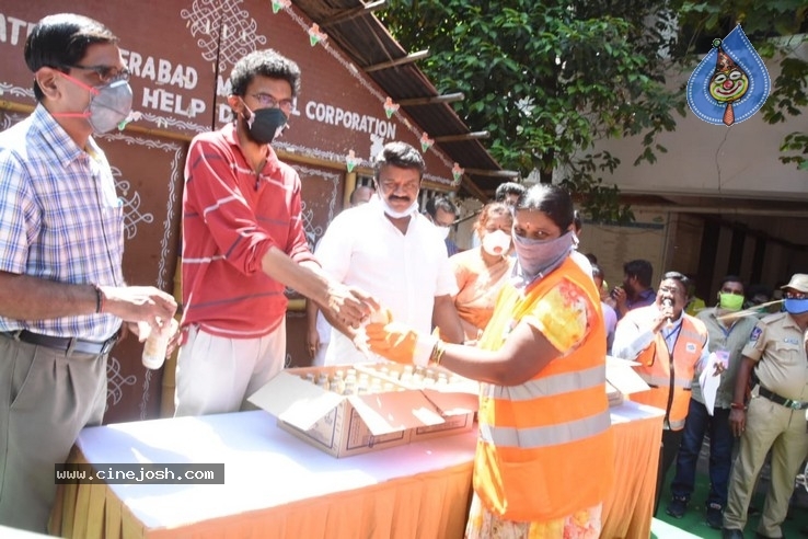 Sekhar Kammula Milk Distribution - 5 / 8 photos