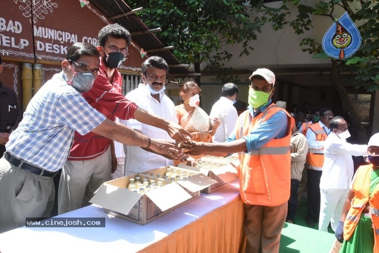 Sekhar Kammula Milk Distribution - 7 / 8 photos