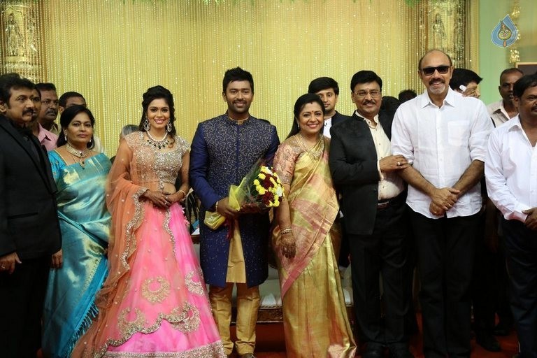 Shanthnu and Keerthi Wedding Reception Photos - 93 / 126 photos