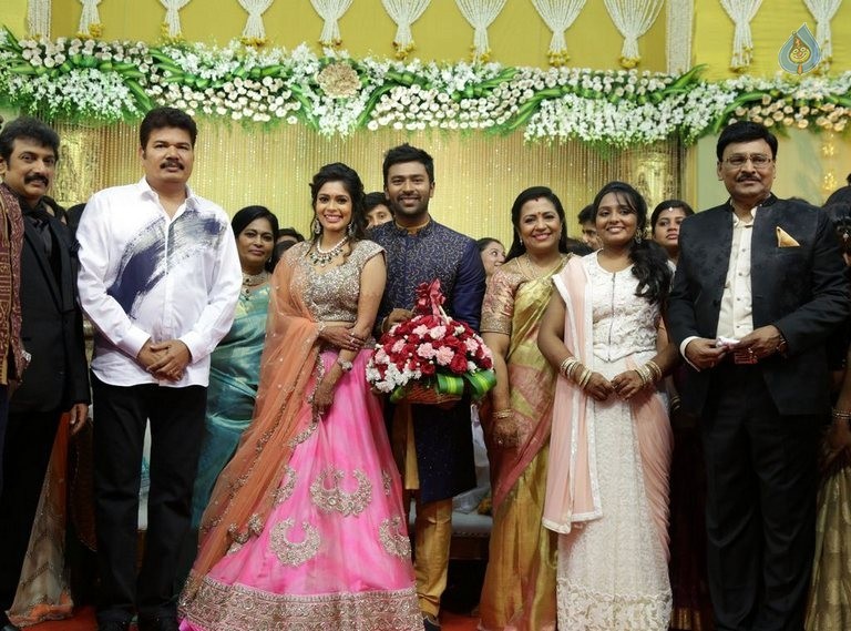 Shanthnu and Keerthi Wedding Reception Photos - 94 / 126 photos