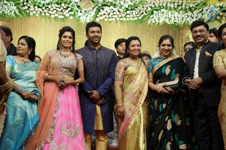 Shanthnu and Keerthi Wedding Reception Photos - 114 / 126 photos