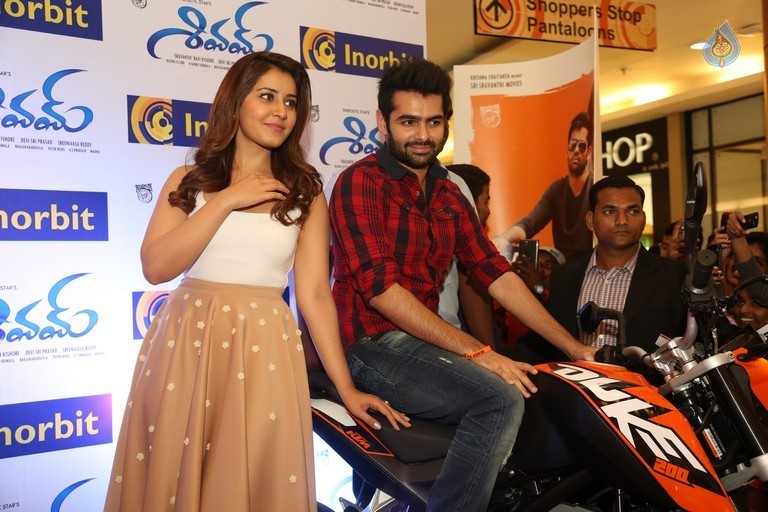 Shivam Film Promotion at Inorbit Mall Hyderabad - 18 / 42 photos