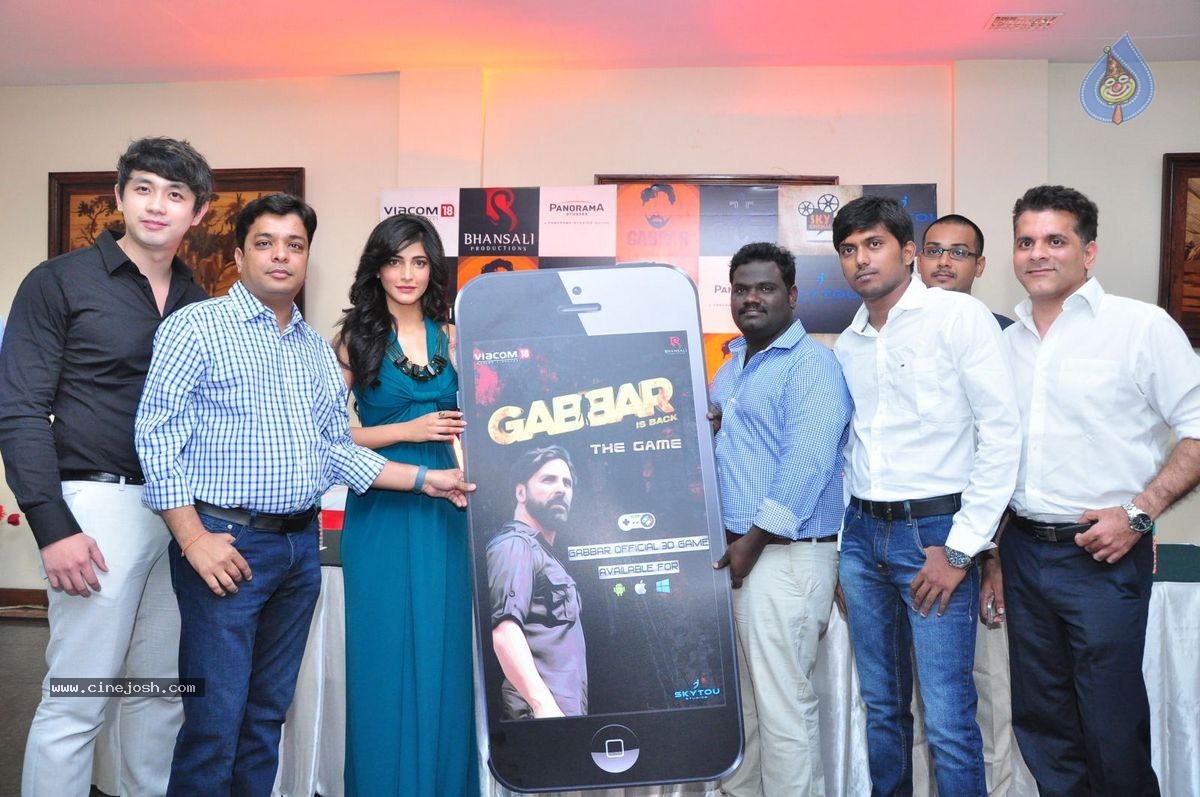 Shruti Hassan Launches Gabbar Game - 3 / 69 photos