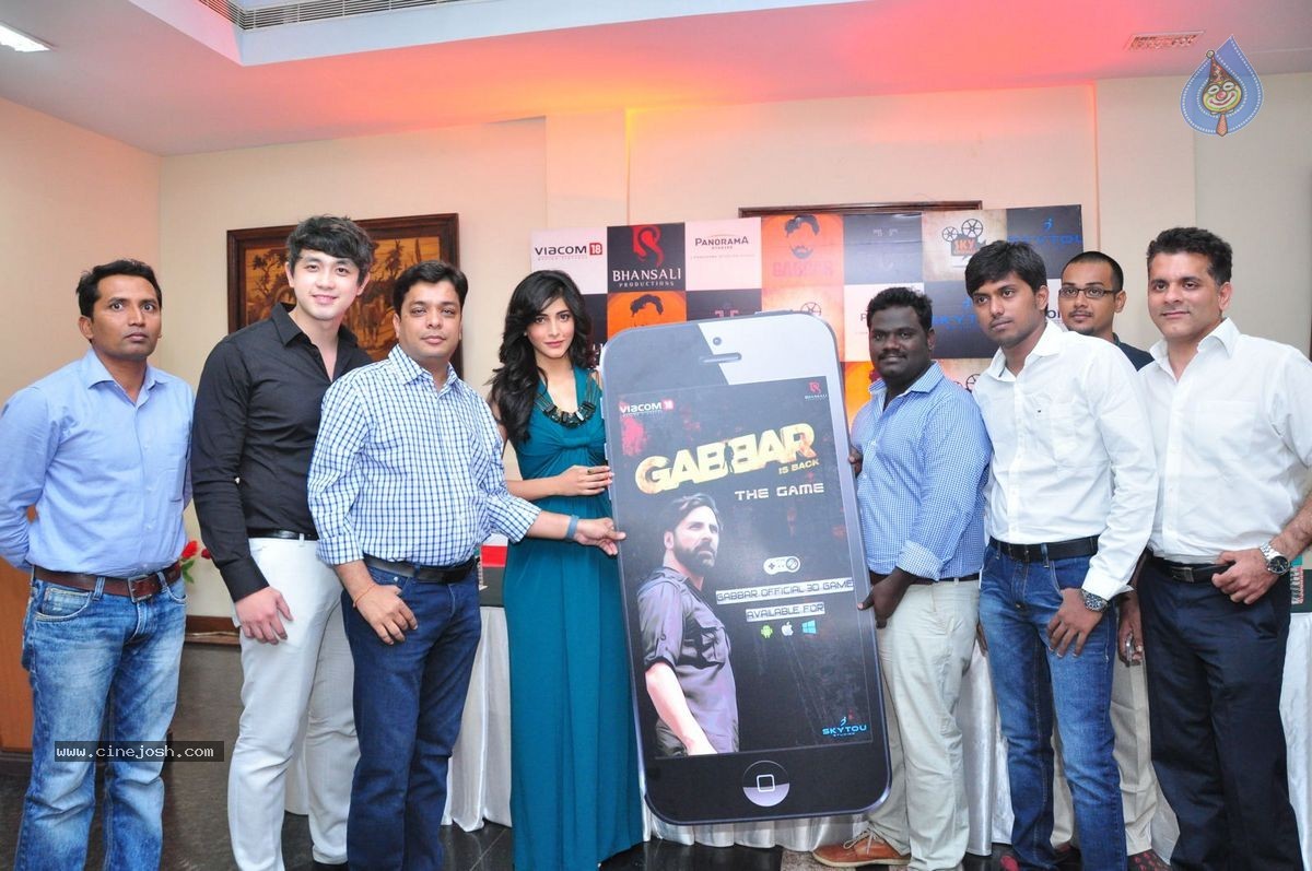 Shruti Hassan Launches Gabbar Game - 15 / 69 photos