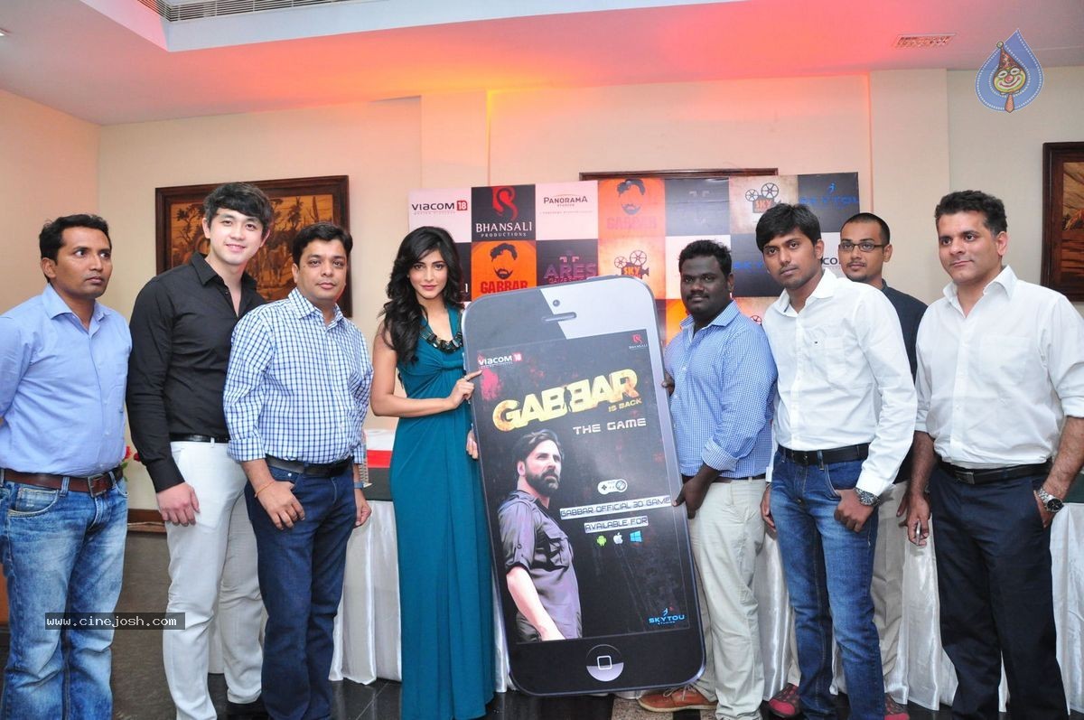 Shruti Hassan Launches Gabbar Game - 39 / 69 photos