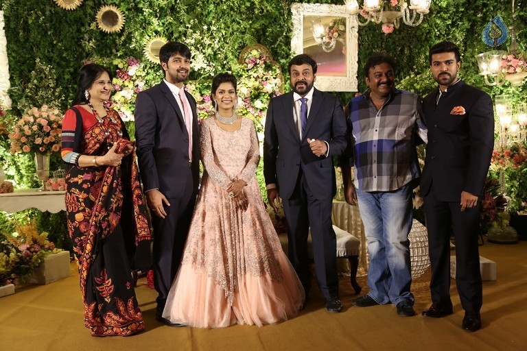 Sreeja and Kalyan Wedding Reception 5 - 7 / 32 photos