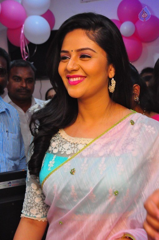 Sreemukhi Launches Manvis Saloon - 4 / 42 photos