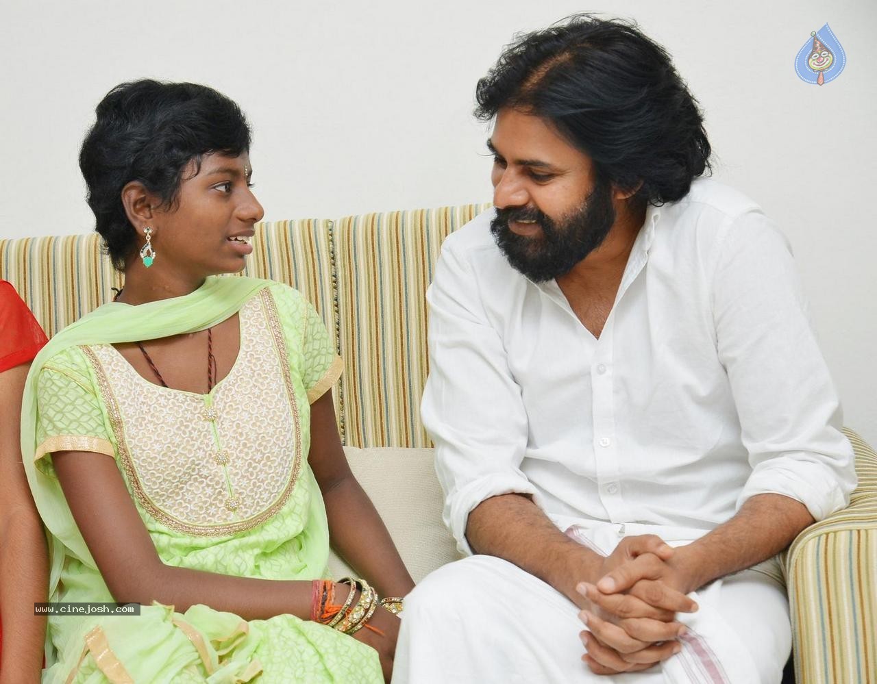 Srija Family Meets Pawan Kalyan - 8 / 19 photos