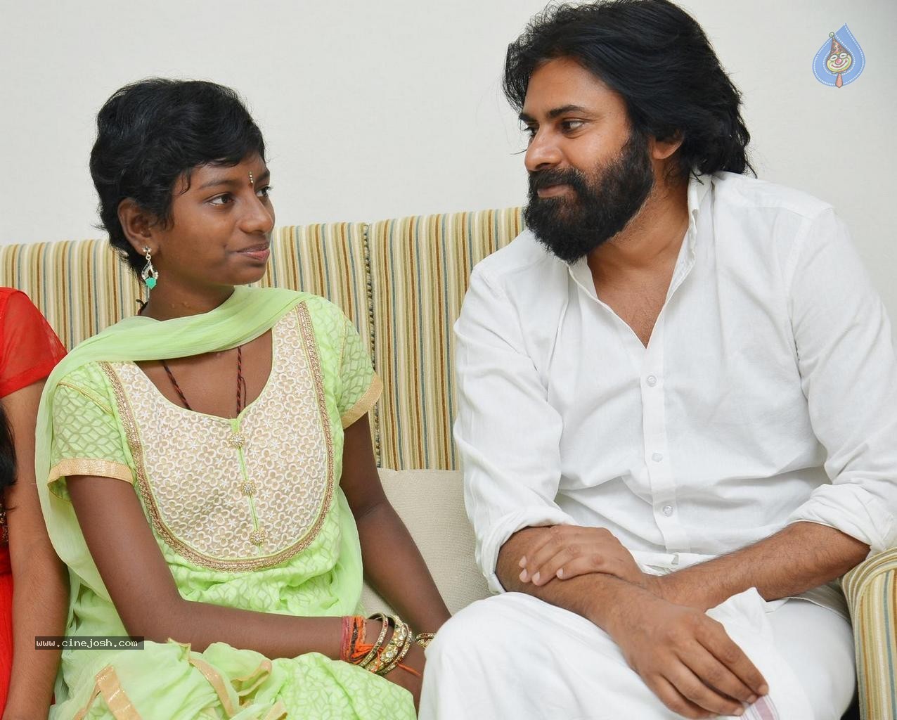 Srija Family Meets Pawan Kalyan - 17 / 19 photos