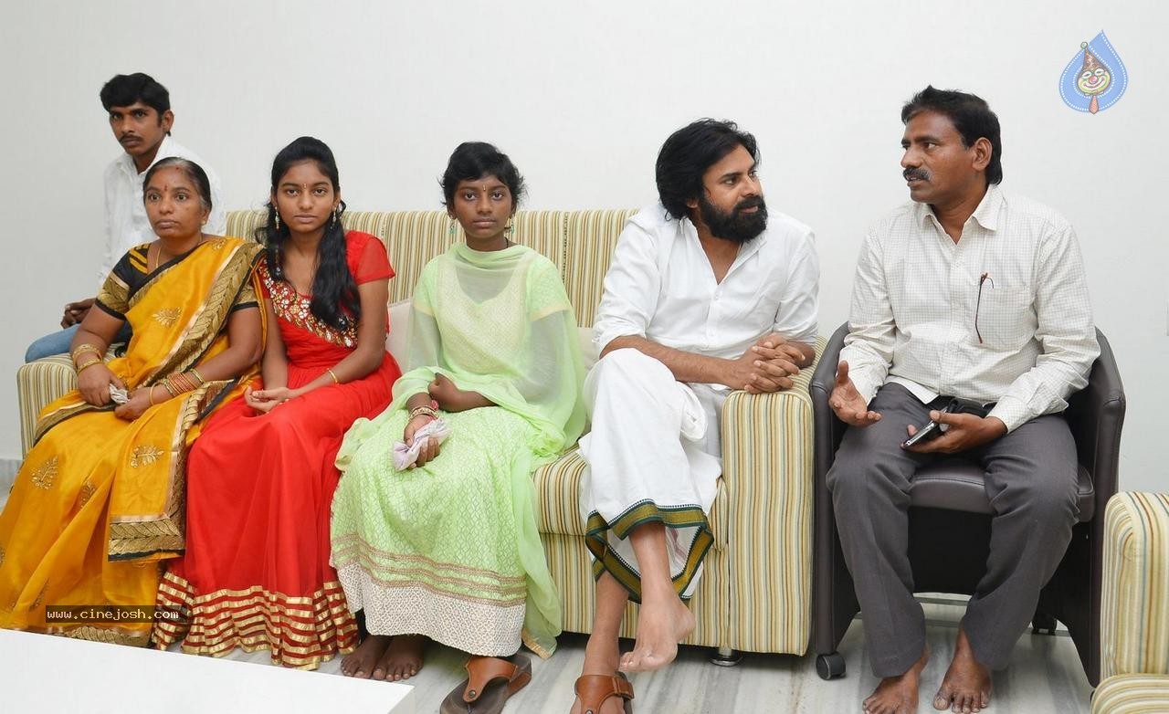 Srija Family Meets Pawan Kalyan - 18 / 19 photos