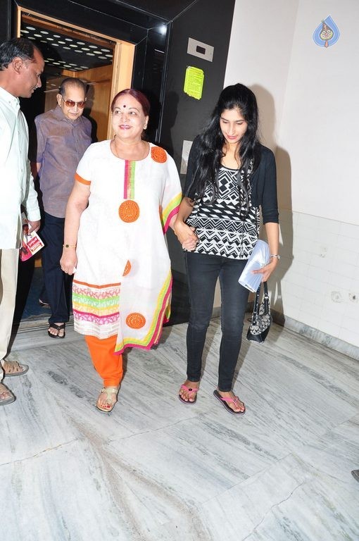 Super Star Krishna at Srimanthudu Screening  - 19 / 33 photos