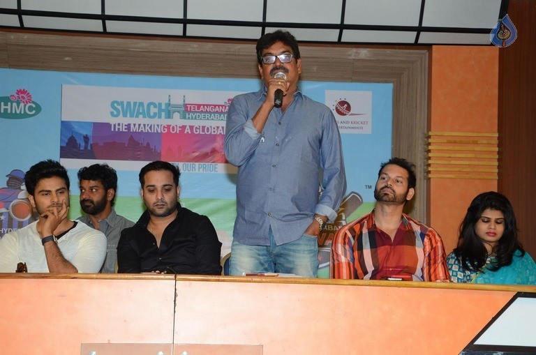 Swachh Hyderabad Cricket Match Press Meet - 13 / 62 photos
