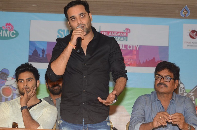 Swachh Hyderabad Cricket Match Press Meet - 27 / 62 photos