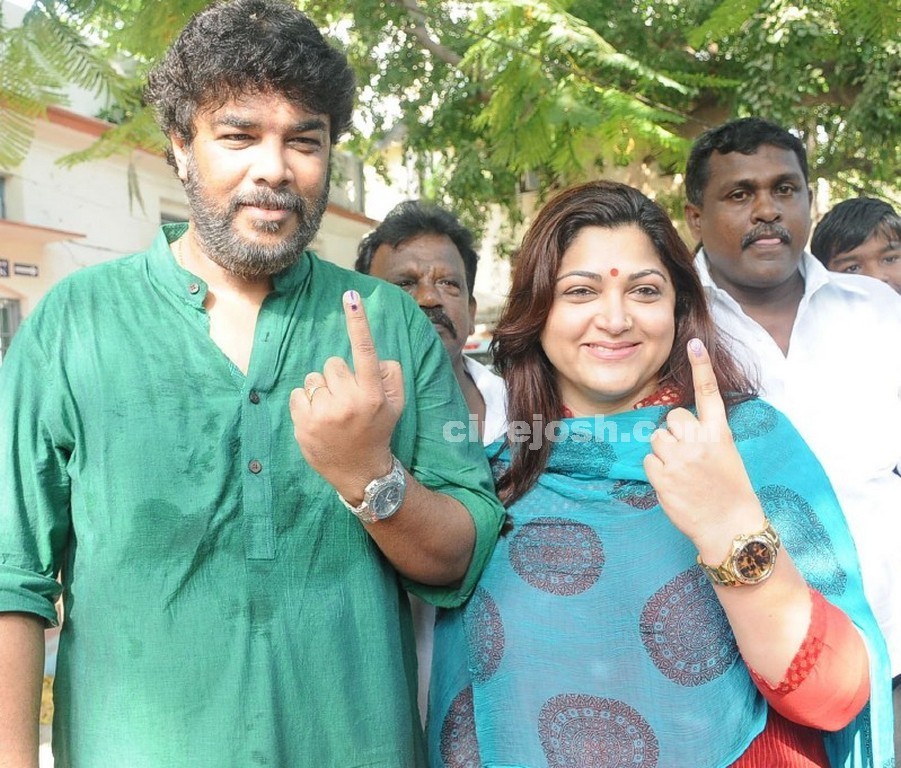 Tamil Celebrities Voting Photos - 67 / 108 photos