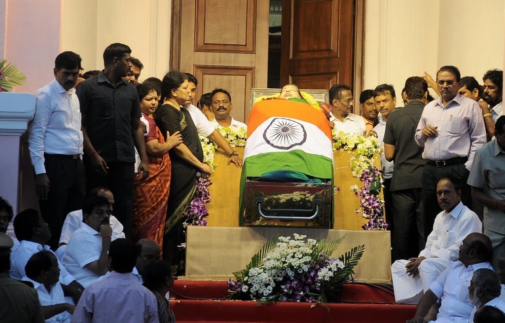 Tamil Nadu CM Jayalalithaa Final Journey Photos - 13 / 147 photos