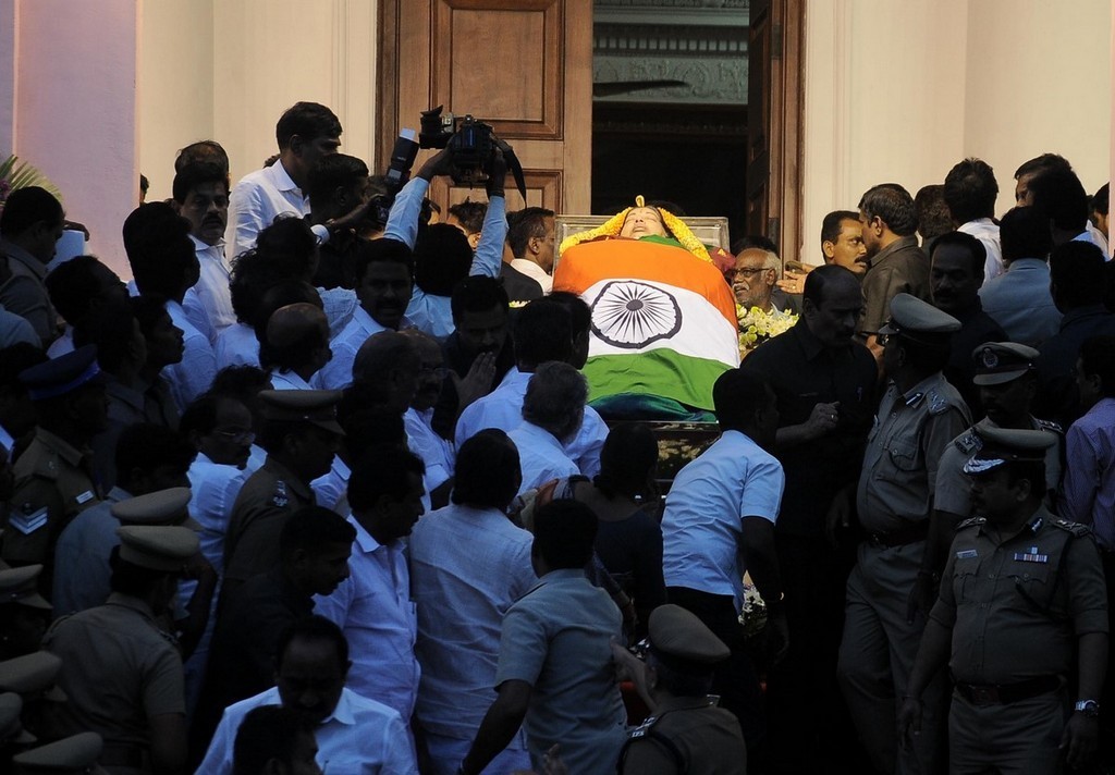 Tamil Nadu CM Jayalalithaa Final Journey Photos - 18 / 147 photos