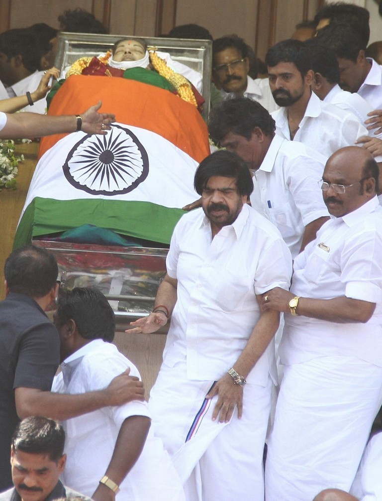 Tamil Nadu CM Jayalalithaa Final Journey Photos - 28 / 147 photos