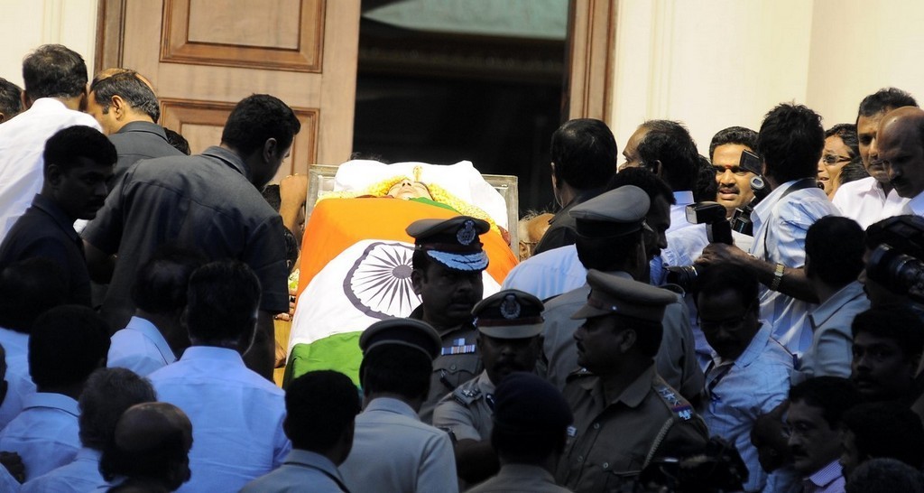 Tamil Nadu CM Jayalalithaa Final Journey Photos - 37 / 147 photos